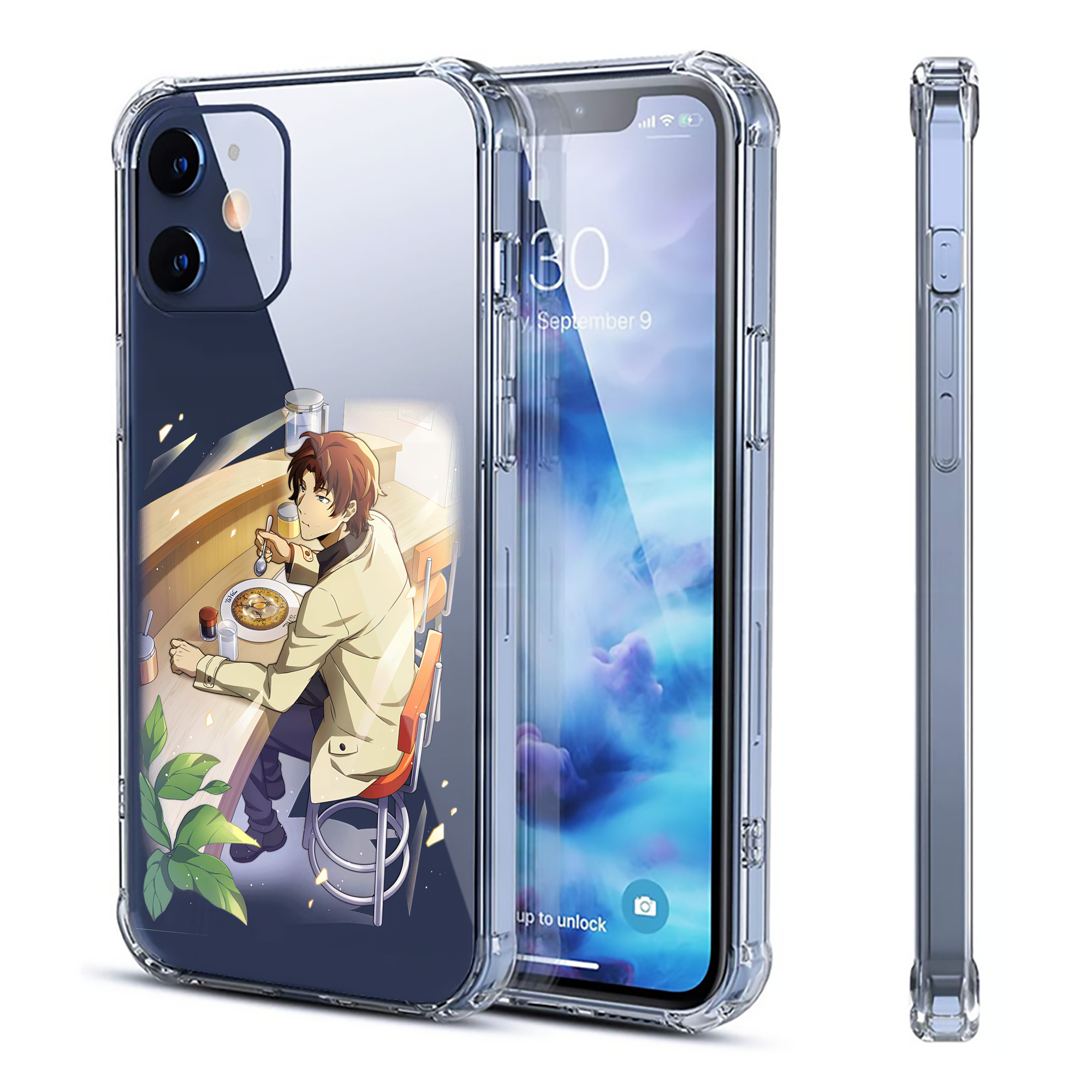 （画像用） 文豪ストレイドッグス Bungo Stray Dogs 【iPhone 12シリーズ対応】透明スマホケース（クリアソフトケース）
